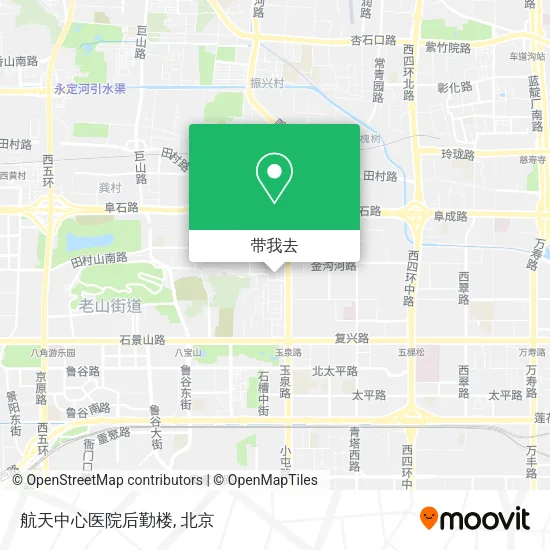 航天中心医院后勤楼地图