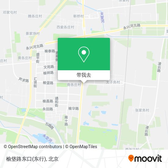 榆垡路东口(东行)地图