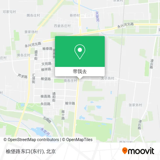 榆垡路东口(东行)地图
