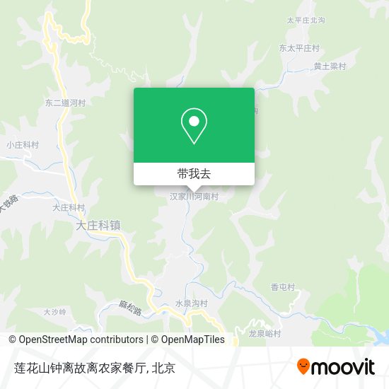 莲花山钟离故离农家餐厅地图