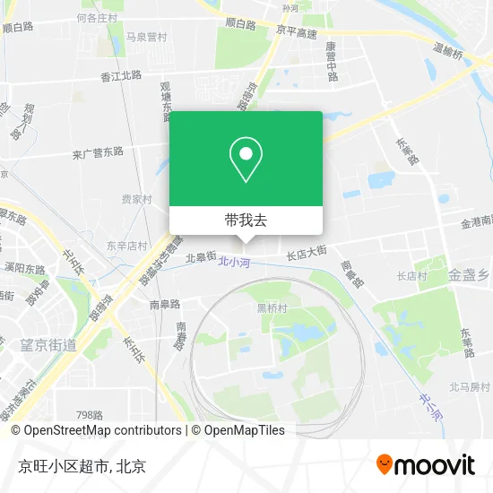 京旺小区超市地图