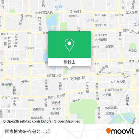 国家博物馆-存包处地图