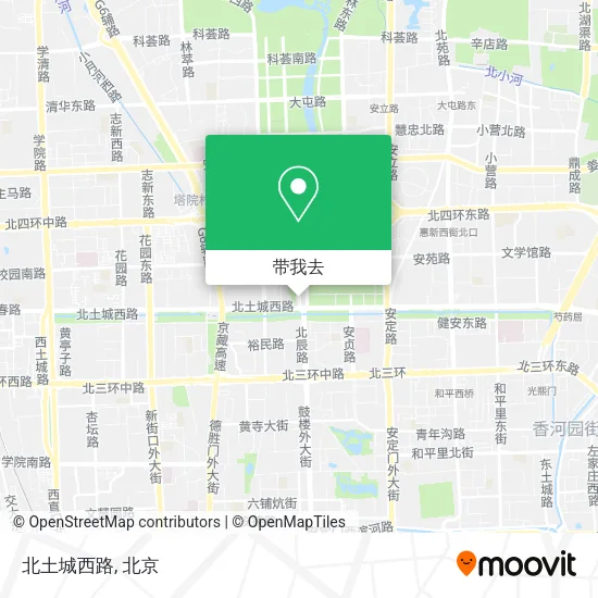 北土城西路地图