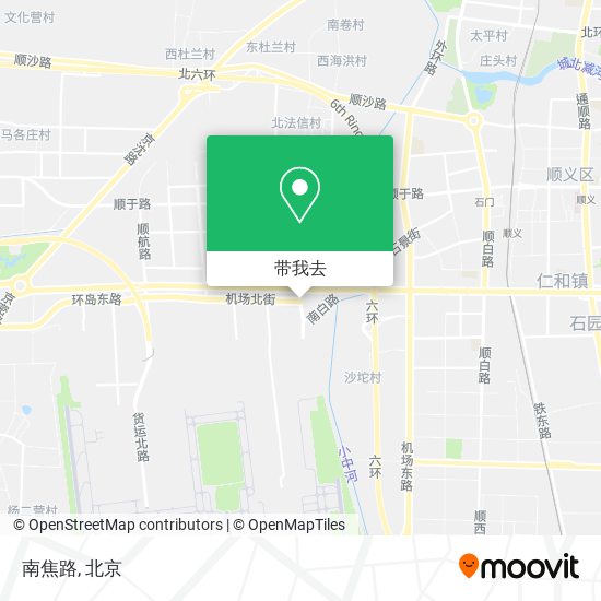 南焦路地图