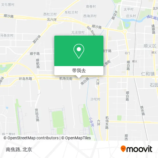 南焦路地图