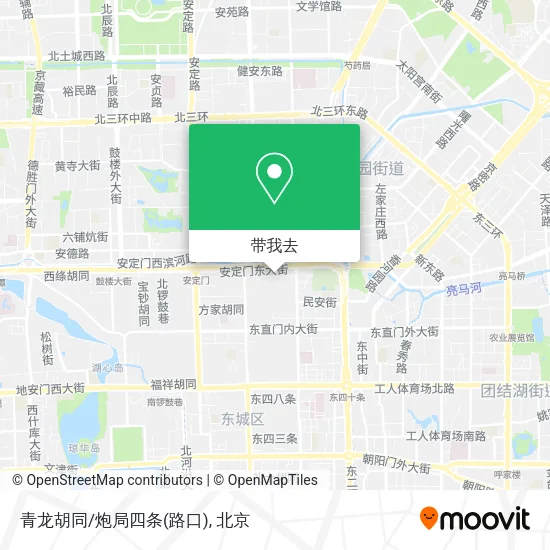 青龙胡同/炮局四条(路口)地图