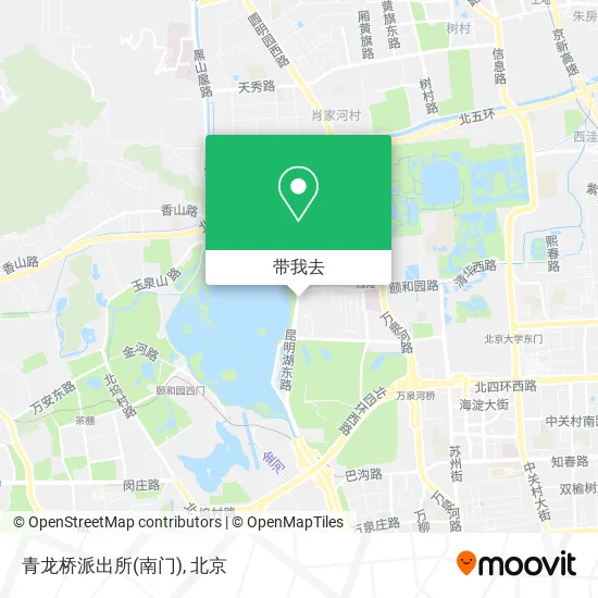 青龙桥派出所(南门)地图