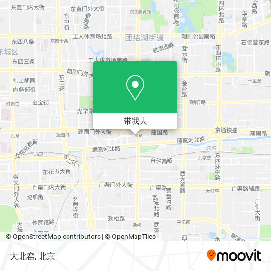 大北窑地图