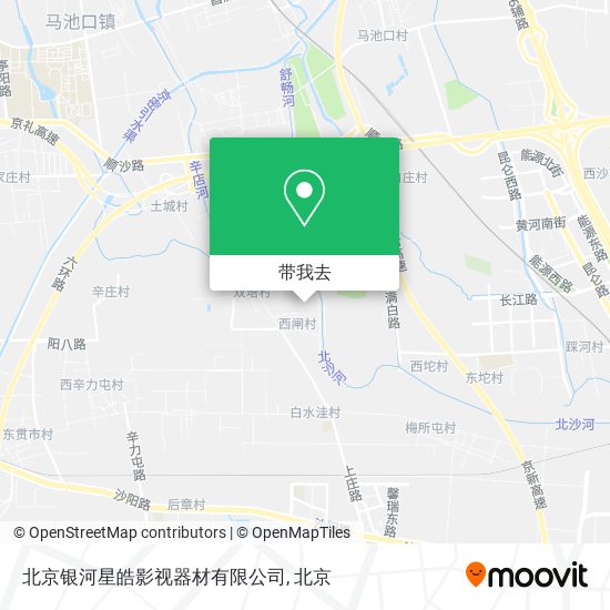 北京银河星皓影视器材有限公司地图
