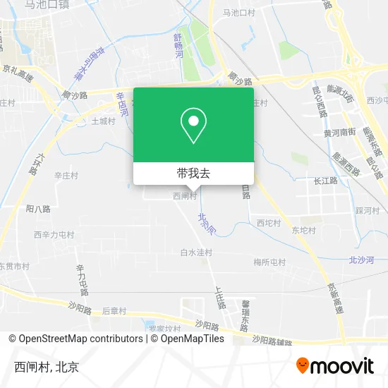西闸村地图