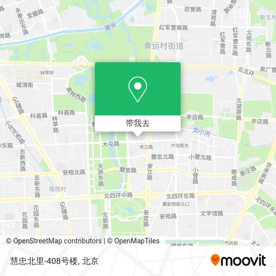 慧忠北里-408号楼地图