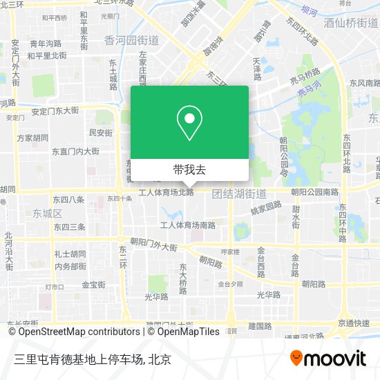 三里屯肯德基地上停车场地图