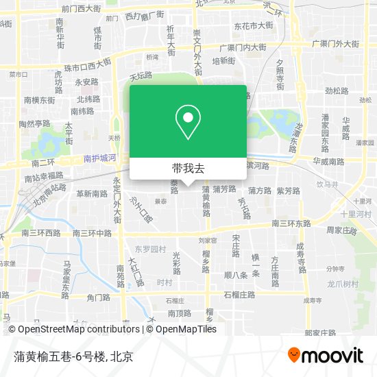 蒲黄榆五巷-6号楼地图