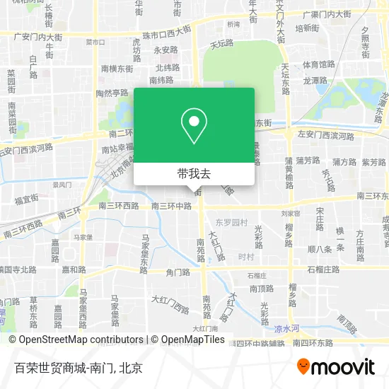 百荣世贸商城-南门地图