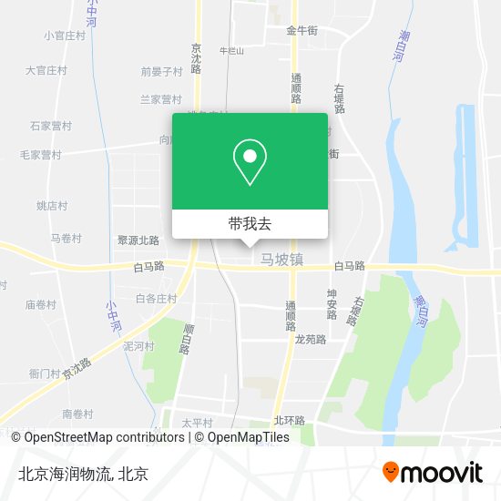 北京海润物流地图