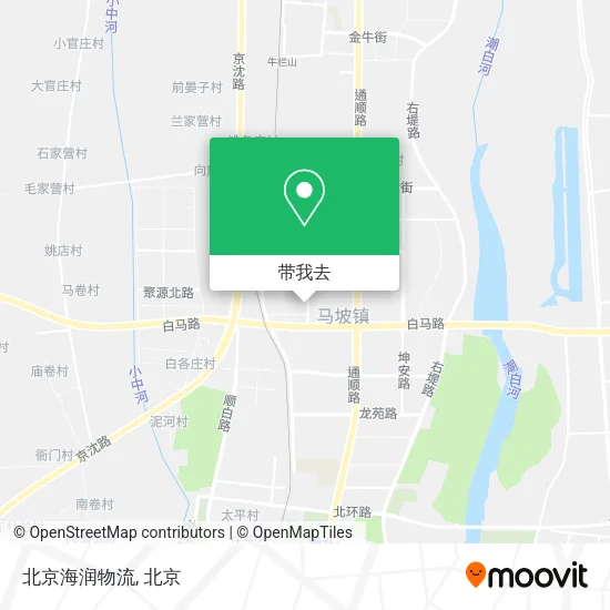 北京海润物流地图