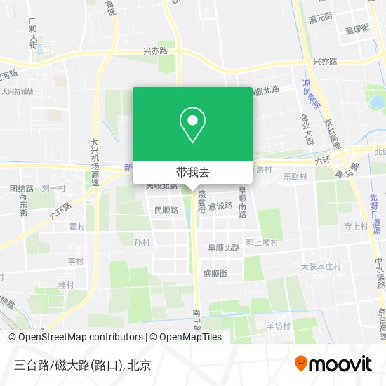 三台路/磁大路(路口)地图