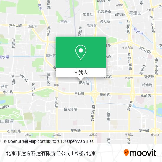 北京市运通客运有限责任公司1号楼地图