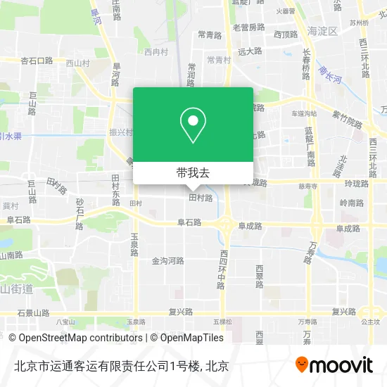 北京市运通客运有限责任公司1号楼地图