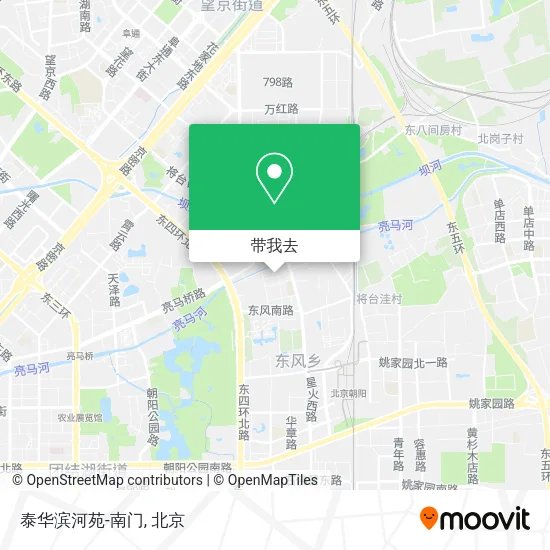 泰华滨河苑-南门地图
