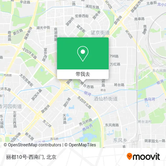 丽都10号-西南门地图