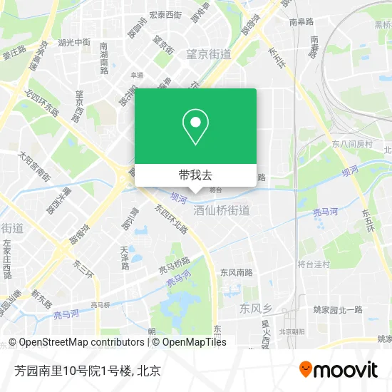 芳园南里10号院1号楼地图