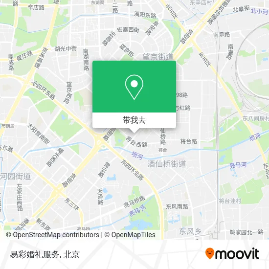 易彩婚礼服务地图