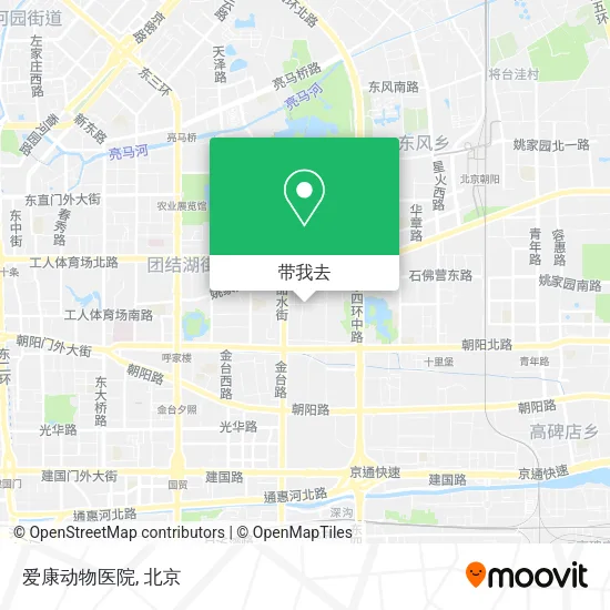 爱康动物医院地图