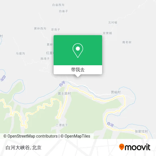 白河大峡谷地图