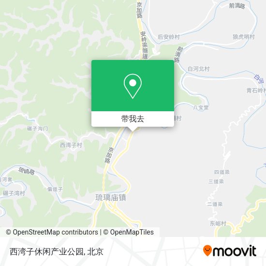 西湾子休闲产业公园地图