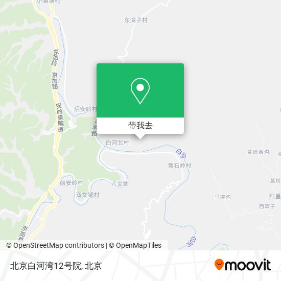 北京白河湾12号院地图