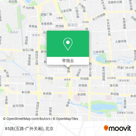 85路(五路-广外关厢)地图