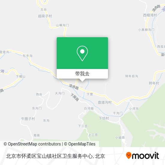 北京市怀柔区宝山镇社区卫生服务中心地图
