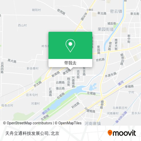 天舟立通科技发展公司地图