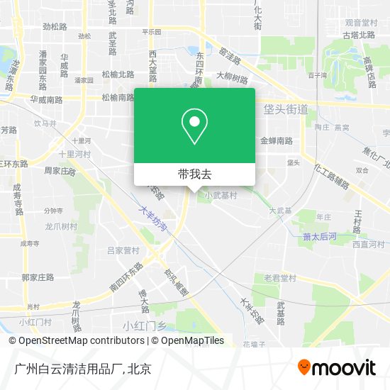 广州白云清洁用品厂地图