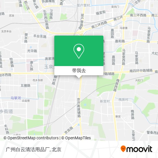 广州白云清洁用品厂地图