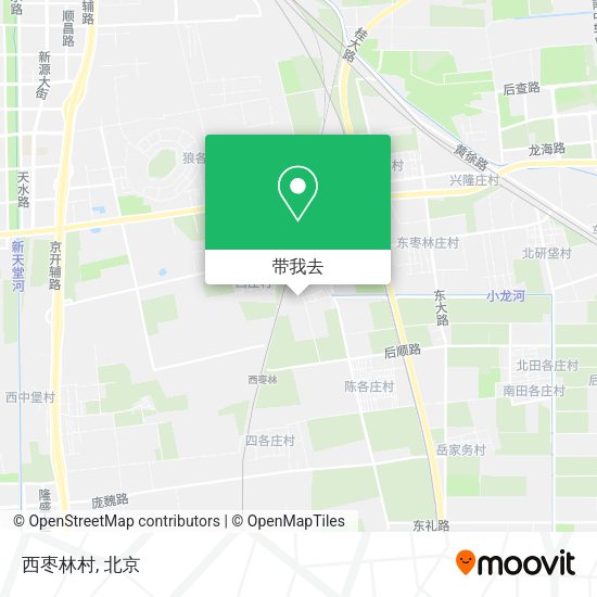 西枣林村地图