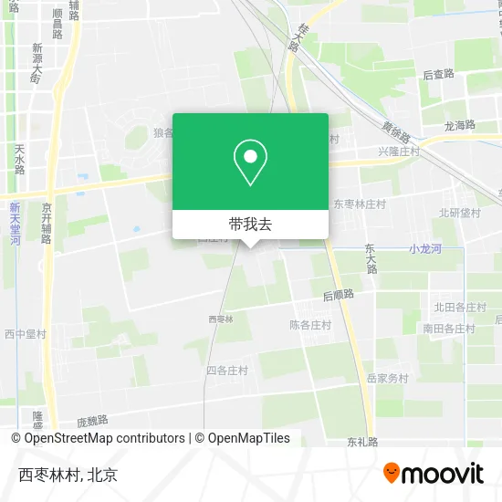 西枣林村地图