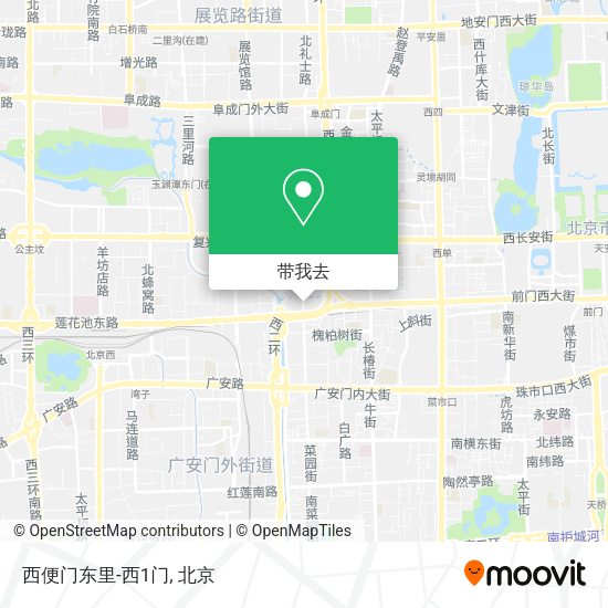 西便门东里-西1门地图