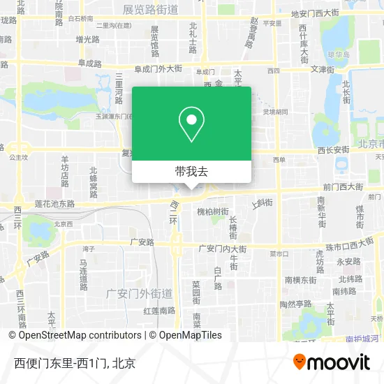 西便门东里-西1门地图