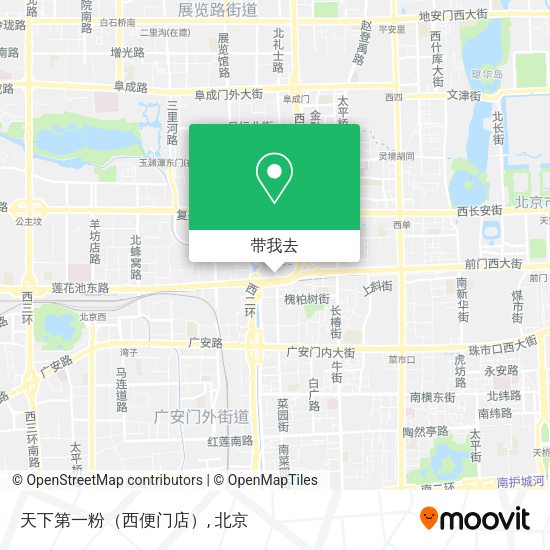 天下第一粉（西便门店）地图