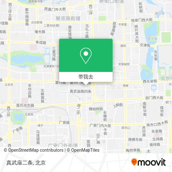 真武庙二条地图