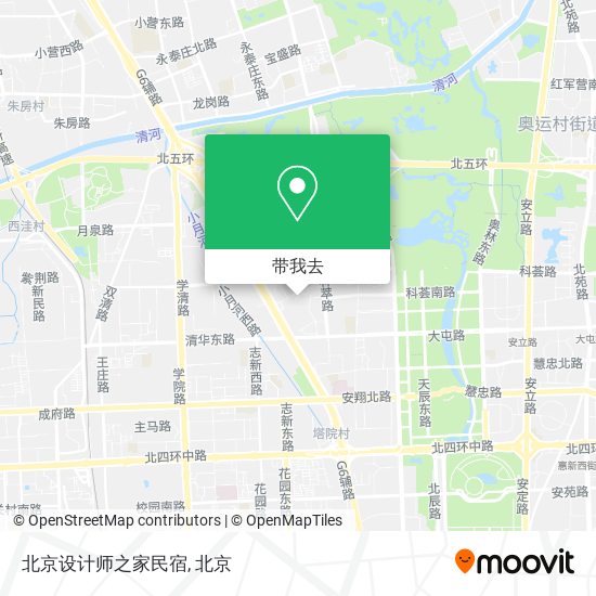 北京设计师之家民宿地图