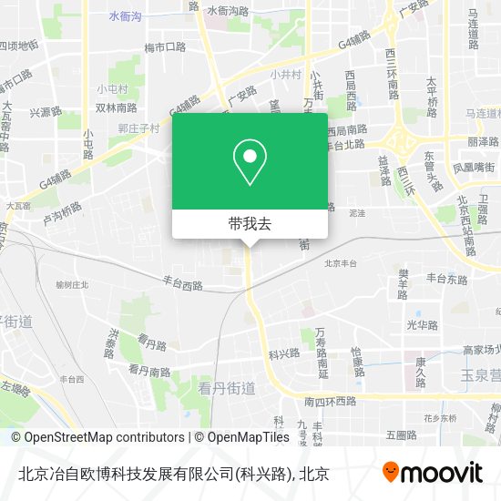 北京冶自欧博科技发展有限公司(科兴路)地图