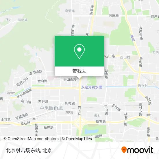 北京射击场东站地图