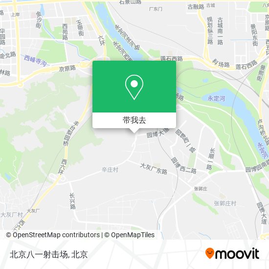 北京八一射击场地图