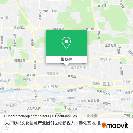 大厂影视文化创意产业园创世纪影视人才孵化基地地图