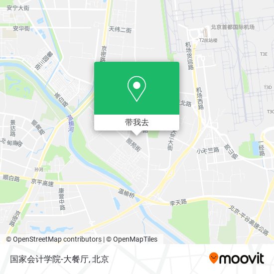 国家会计学院-大餐厅地图