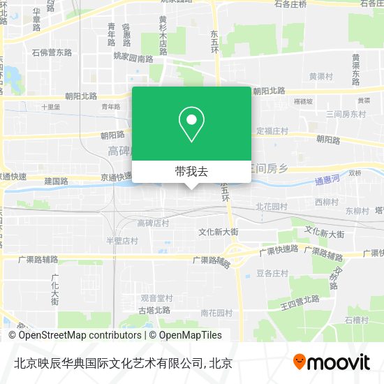 北京映辰华典国际文化艺术有限公司地图