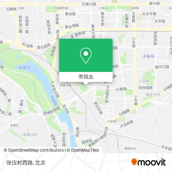 张仪村西路地图